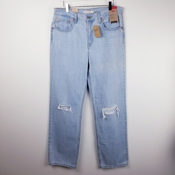 Levi's Low Pro Straight A09640011 Light Wash Jeans NWT size 30 - Picture 9 of 15